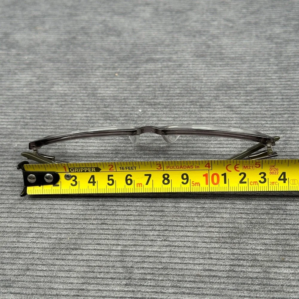 Nike 7284 025 Y2K Eyeglasses Gray Purple Gradient Rectangular Frames 54-16-145
